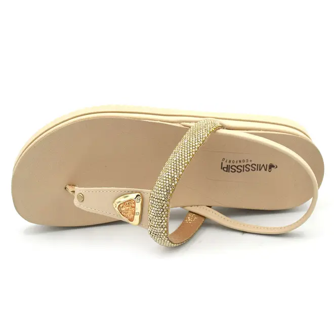 Papete Feminina Mississipi Creme J1491