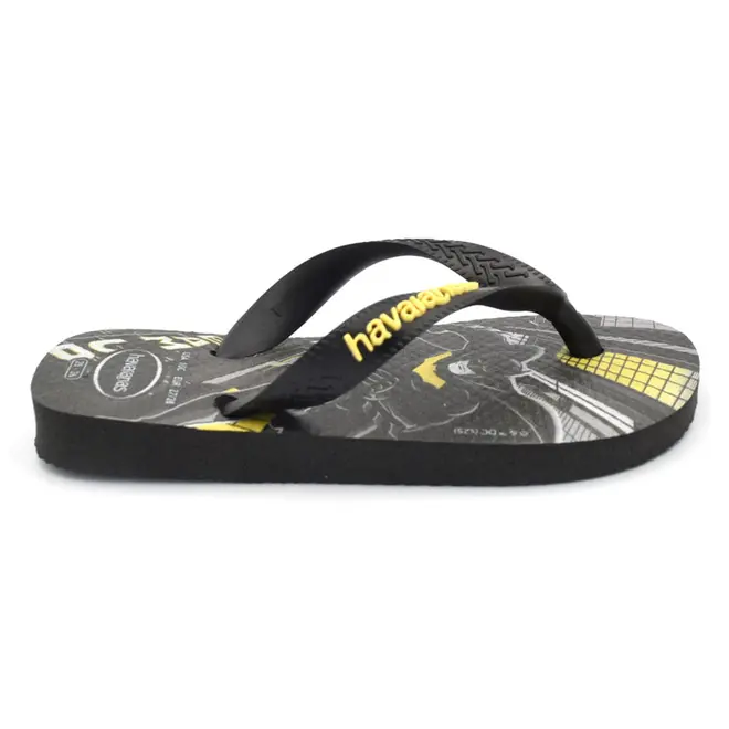 Chinelo Infantil Havaianas Top Warner Azul Preto 4150291