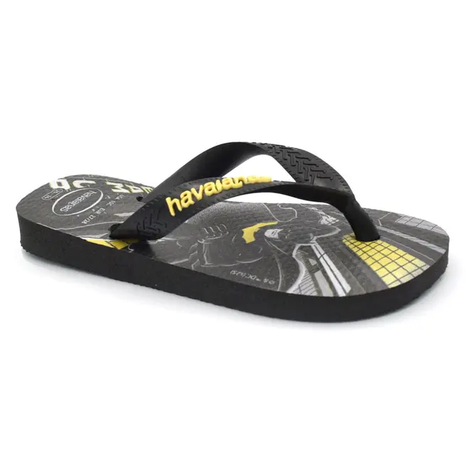 Chinelo Infantil Havaianas Top Warner Azul Preto 4150291