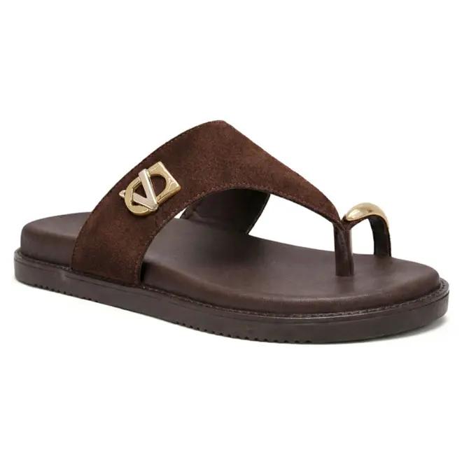 Papete Feminina Via Marte Marrom 411-006-03