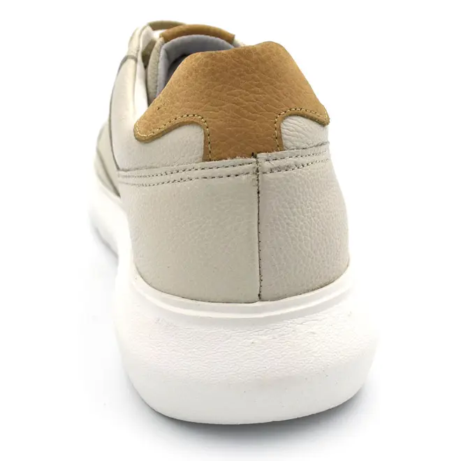 Tênis de Couro Masculino Ferracini Energy Bege 8292
