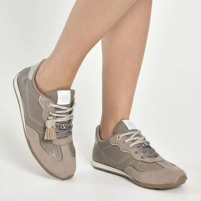 Tênis Casual Feminino Via Marte Marrom 393-004-02