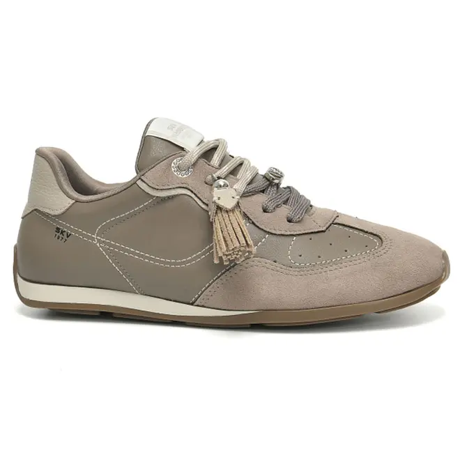 Tênis Casual Feminino Via Marte Marrom 393-004-02
