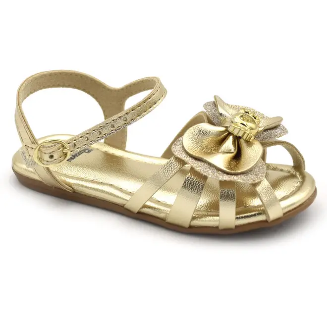 Sandália de Menina Molekinha do 17 ao 25 Dourado 2114.282.30693