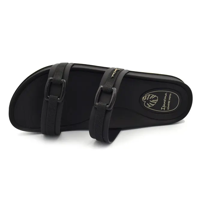 Chinelo Slide Feminino Ipanema Shine Preto 27571