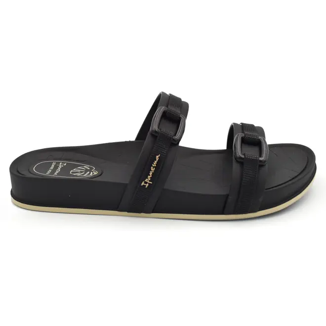 Chinelo Slide Feminino Ipanema Shine Preto 27571
