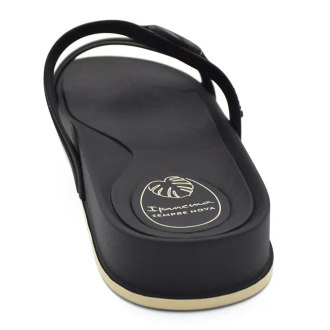 Chinelo Slide Feminino Ipanema Shine Preto 27571