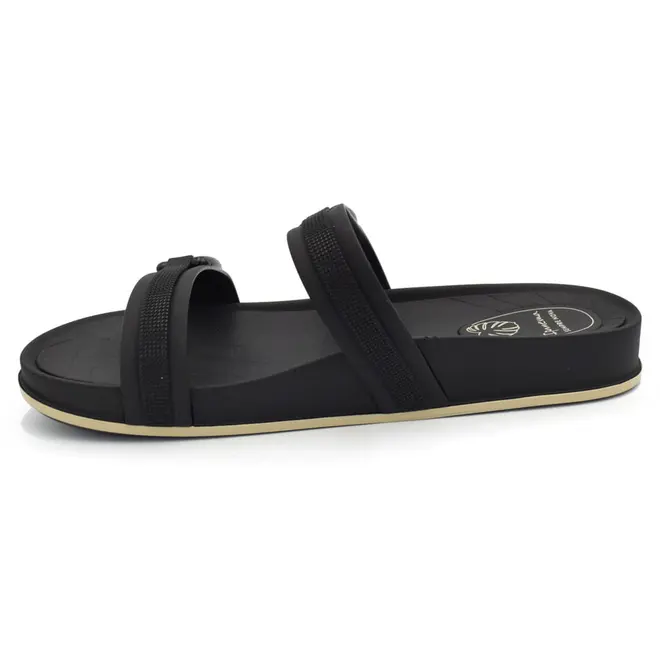 Chinelo Slide Feminino Ipanema Shine Preto 27571
