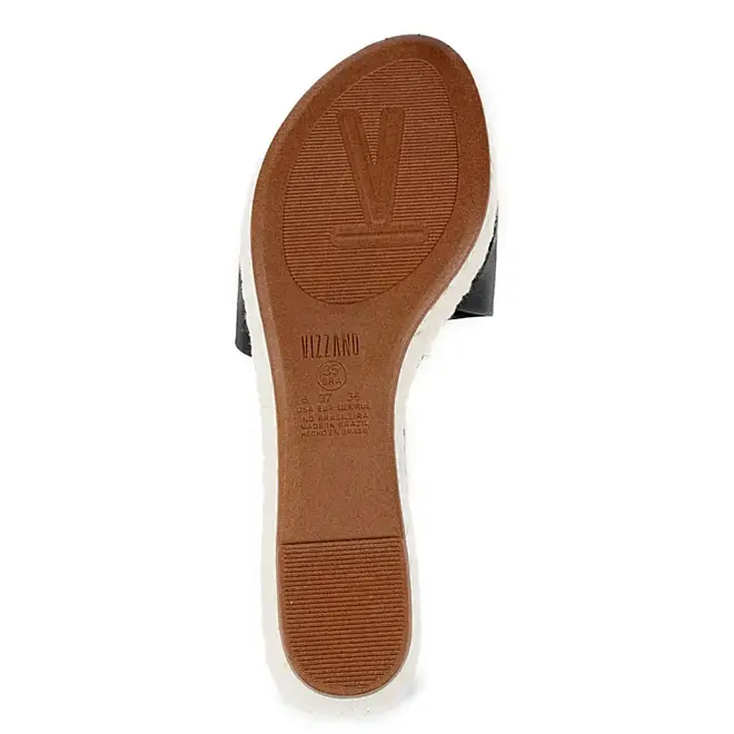 Tamanco Plataforma Vizzano Robust Preto e Branco Feminino