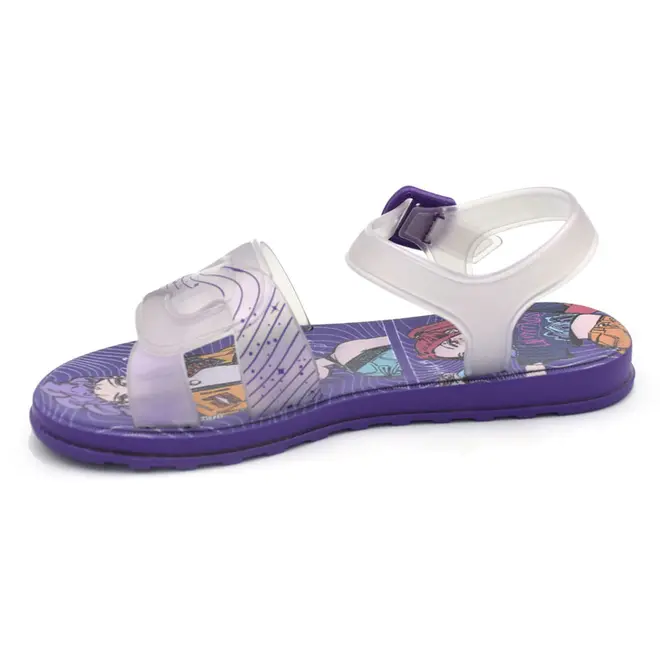 Papete de Menina Guerreira Time com Bastão Roxo 23342