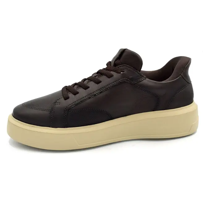 Tênis de Couro Masculino Ferracini Flip Marrom 9110