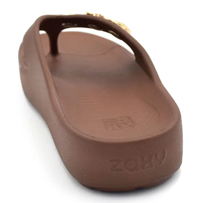 Chinelo Feminino Zaxy Zen Marrom 19361