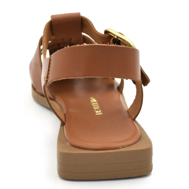 Sandália Fisherman de Couro Feminina Bottero Marrom 381706