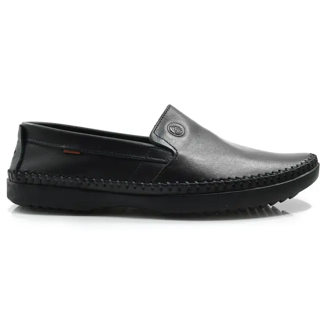 Sapatilha de Couro Masculina Free Way Logan Preto LOGANX-1