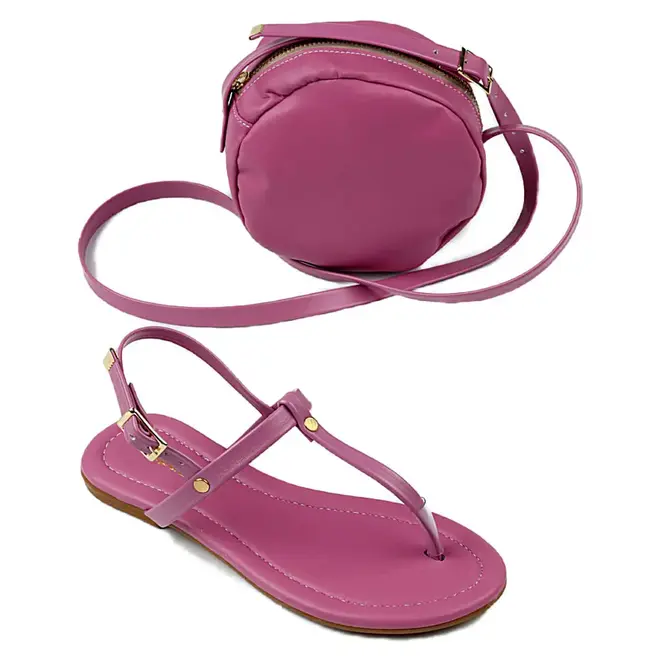 Sandália Flat Infantil Feminina Itapuã - Lavanda