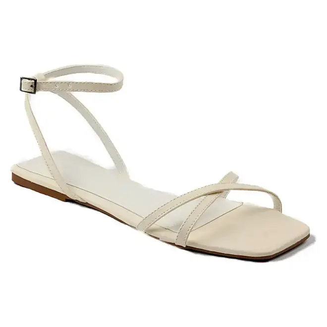 Sandália Itapuã Flat Tiras Feminino Branco
