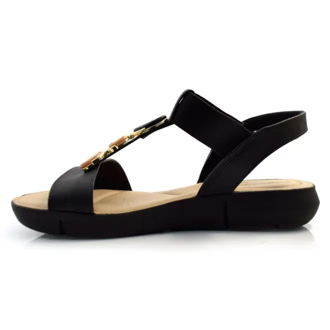 Sandália Flat Feminina Modare Preto 7199.103.28630