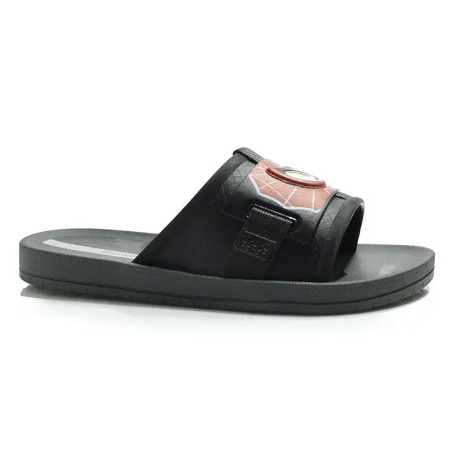 Chinelo Slide Infantil Ipanema Marvel do 25 ao 34 Preto 27413