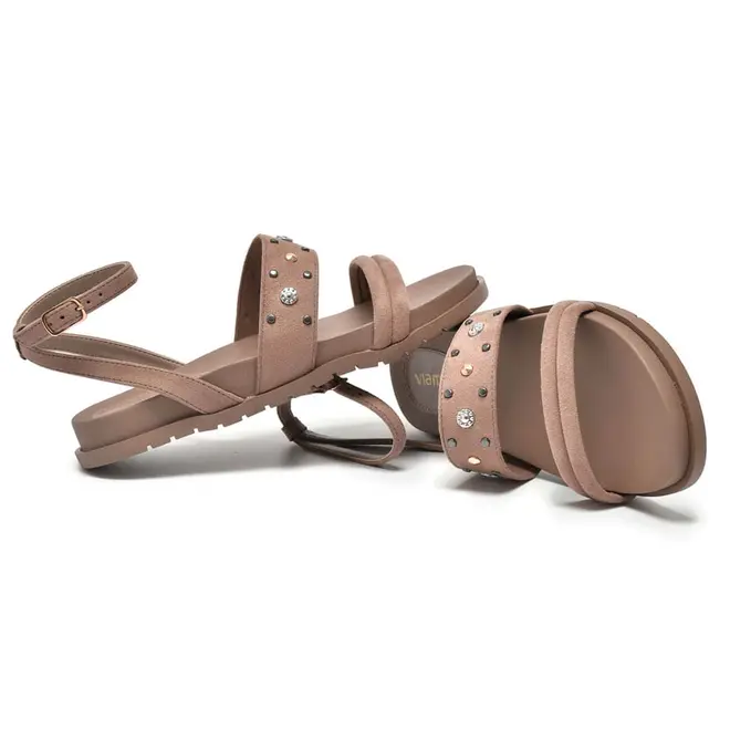Papete Feminina Via Marte Bege 174-017-01