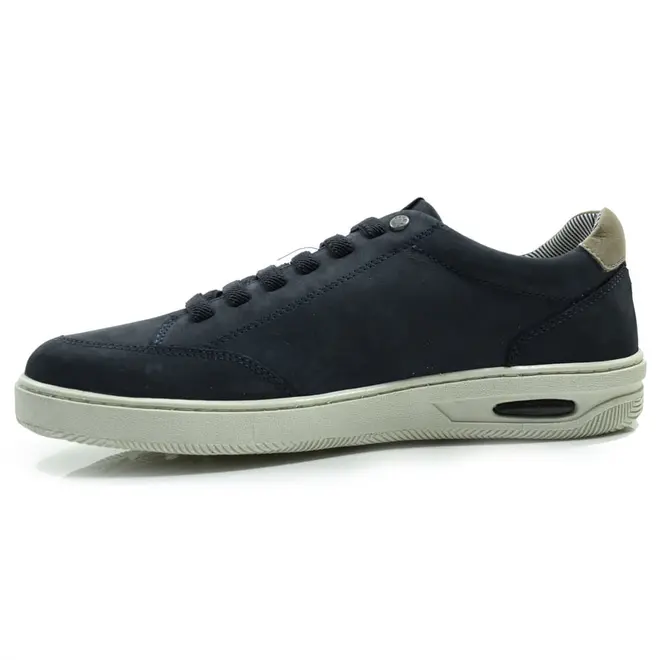 Sapatênis de Couro Masculino Ferracini New Blandy Azul 2630