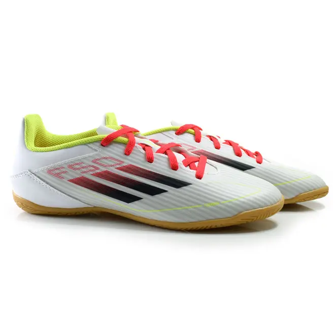 Chuteira de Futsal Adidas F50 Branco IE1222