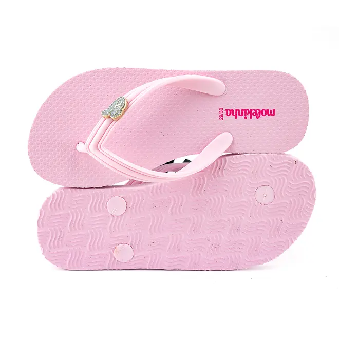 Chinelo Molekinha Rosa Charm Menina
