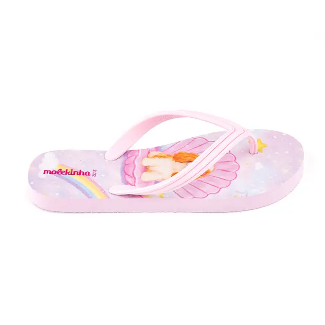 Chinelo Molekinha Pink Menina