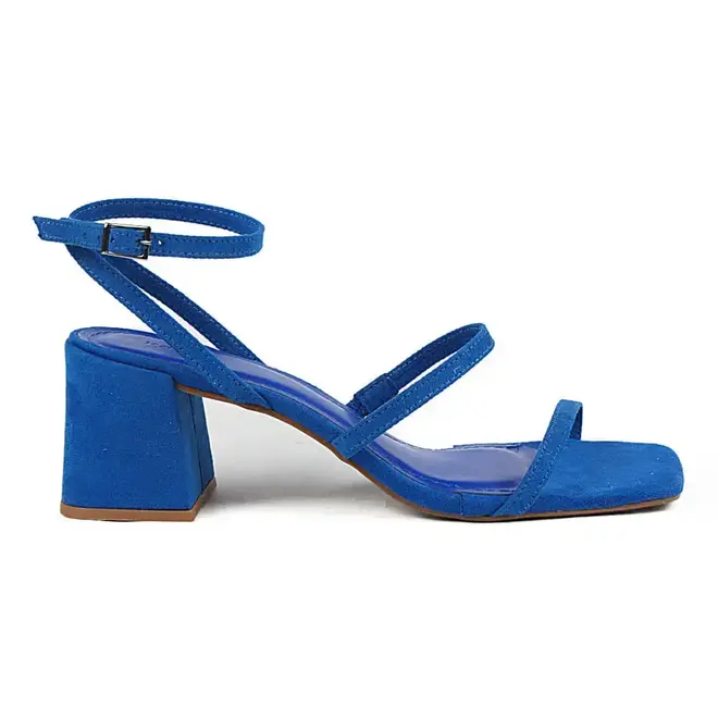 Sandália Itapuã Salto Bloco Azul Feminino