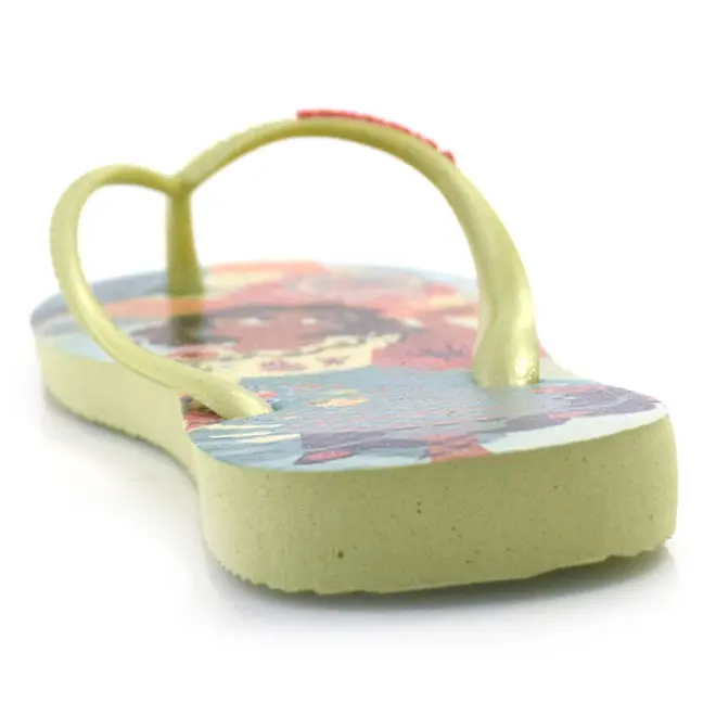 Chinelo Havaianas Kids Slim Princesas Verde 4123328