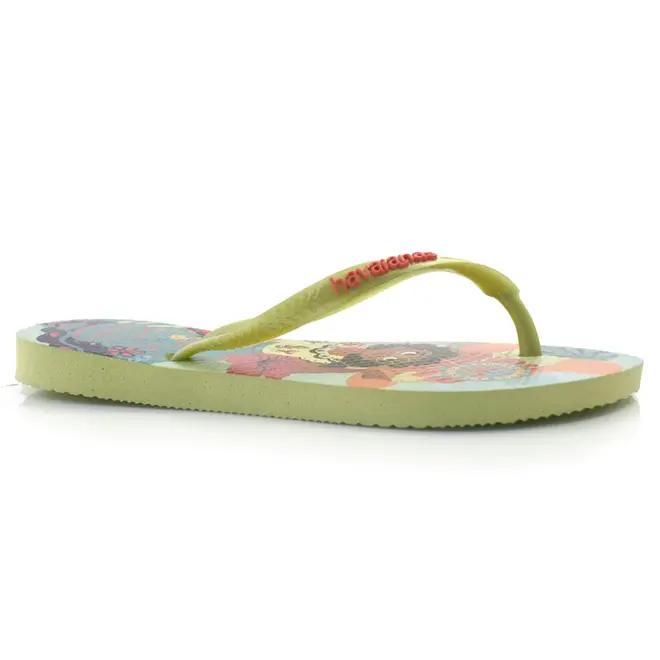 Chinelo Havaianas Kids Slim Princesas Verde 4123328