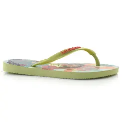 Chinelo Havaianas Kids Slim Princesas Verde 4123328
