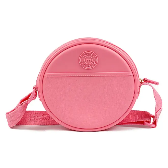 Bolsa Redonda Moleca Feminina Rosa