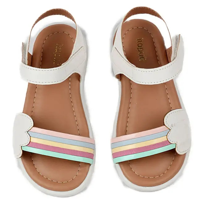 Sandália Flat Infantil Feminina Itapuã - Branca