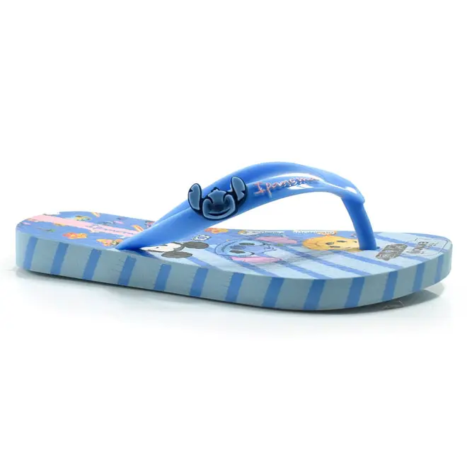 Chinelo Infantil Ipanema Stitch Disney do 23 ao 34 Azul 27319