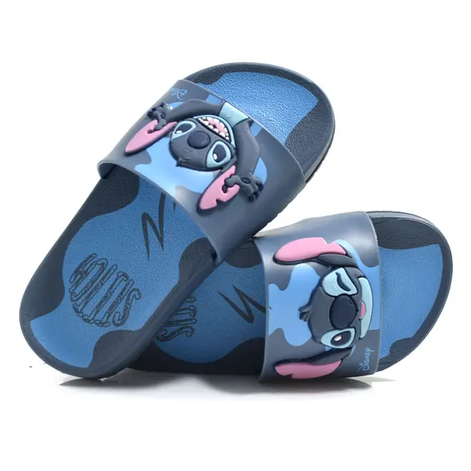 Chinelo Slide Infantil Grendene Disney Magia do 23 ao 33 Azul 22994