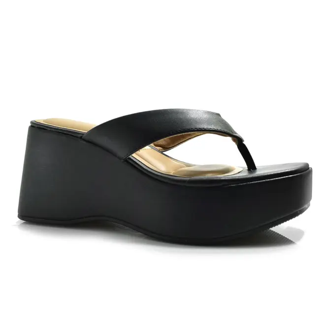 Tamanco Plataforma Feminino Vizzano Preto 6559.106.7286
