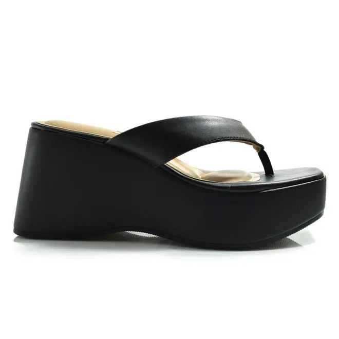 Tamanco Plataforma Feminino Vizzano Preto 6559.106.7286