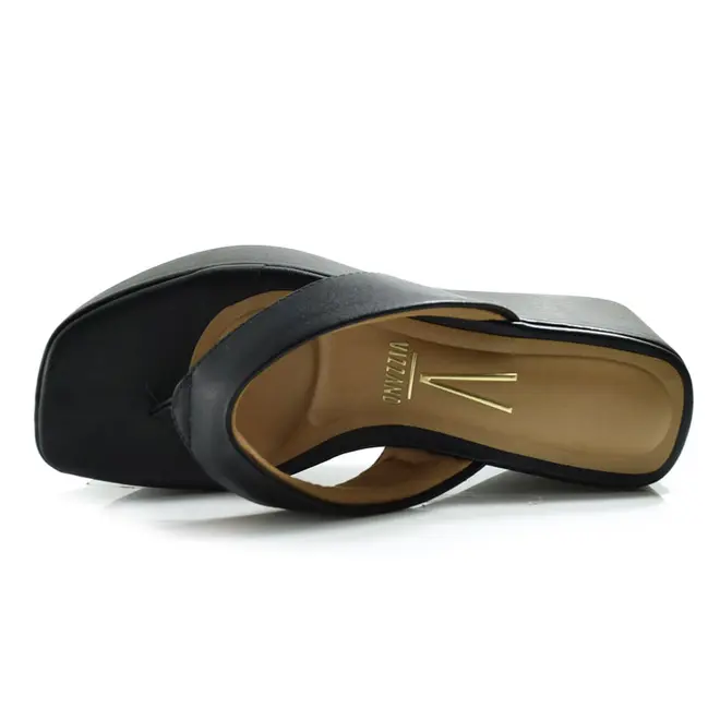 Tamanco Plataforma Feminino Vizzano Preto 6559.106.7286