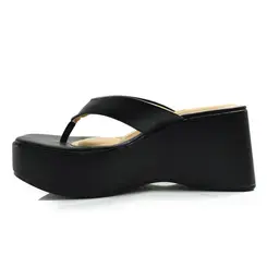 Tamanco Plataforma Feminino Vizzano Preto 6559.106.7286