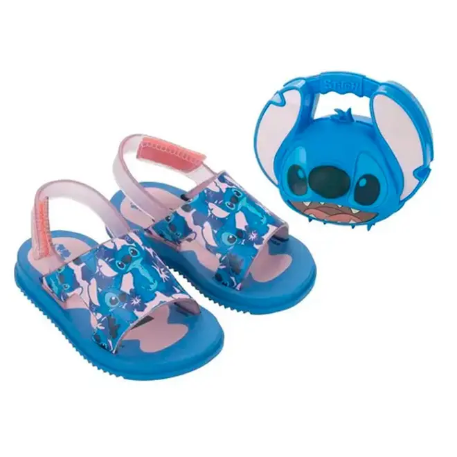 Papete Infantil Grendene Stitch Hora do Lanche Azul 23326