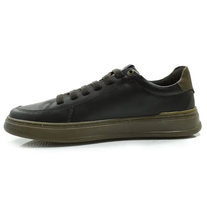 Tênis Masculino de Couro Ferracini Gold Preto 2074