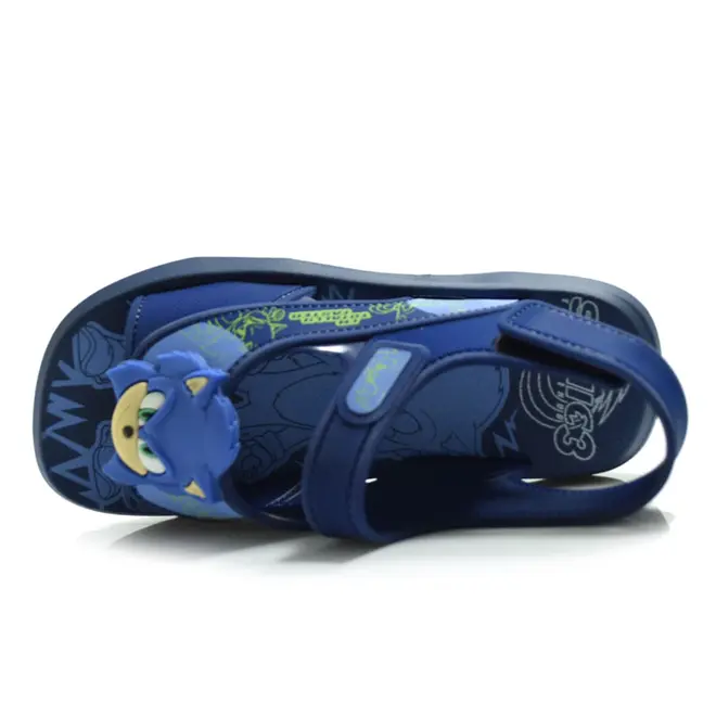 Papete Infantil Grendene Sonic Rush Azul 23353