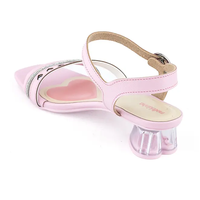 Sandália Molekinha Rosa Charm Menina