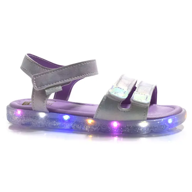 Sandália Infantil de Menina com LED Colorido 697.061