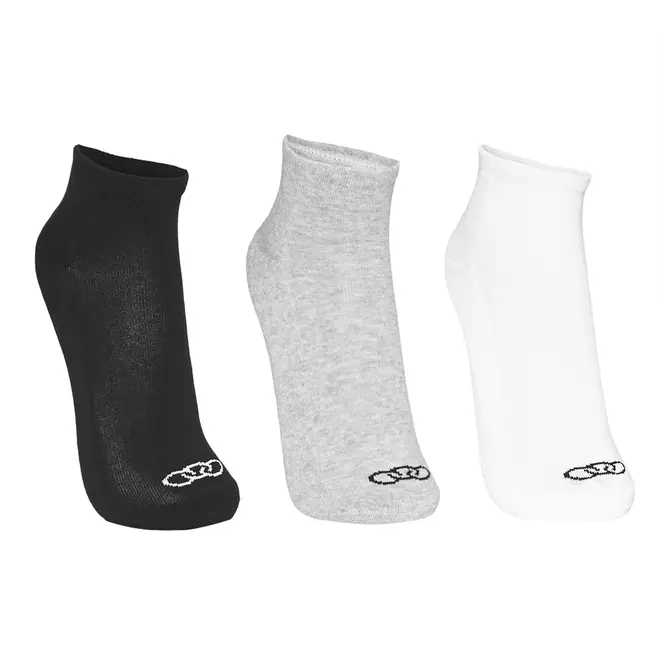 Meia Olympikus Cano Curto pacote c/ 3 pares Masculino