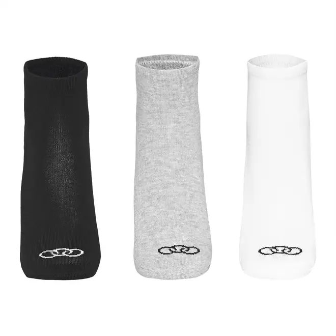 Meia Olympikus Cano Curto pacote c/ 3 pares Masculino