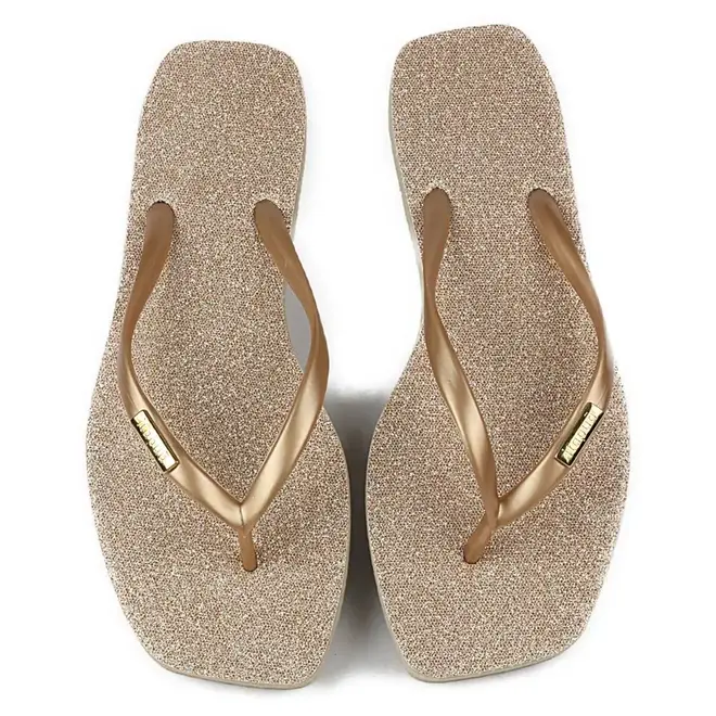 Chinelo Itapuã Confortável Dourado Feminino