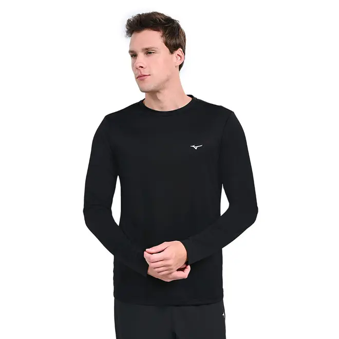 Camiseta Manga Longa de Treino Masculina Mizuno Energy