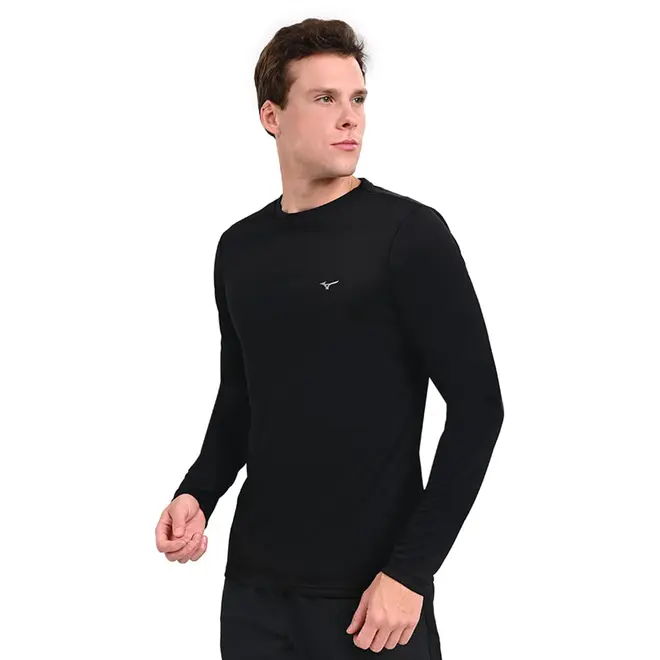 Camiseta Manga Longa de Treino Masculina Mizuno Energy