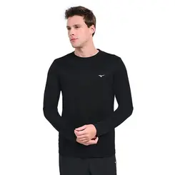 Camiseta Manga Longa de Treino Masculina Mizuno Energy